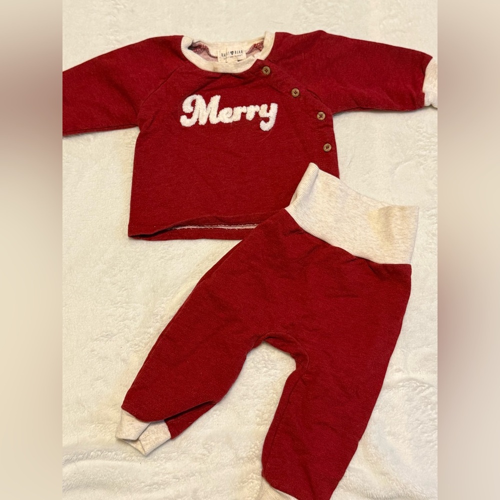 Rabbit Bear Merry Outfit